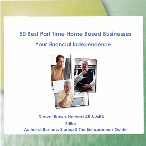 50 Best Part Time Home Based Businesses - ebook