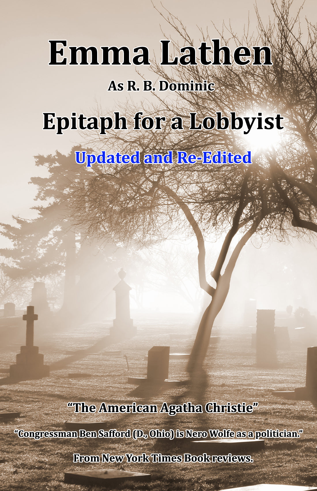 Epitaph for a Lobbyist 5th Emma Lathen R B Dominic Ben Safford Political Murder Mystery - ebook