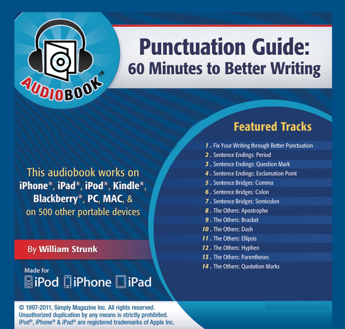 Punctuation Guide Provides 60 Minutes to Better Writing