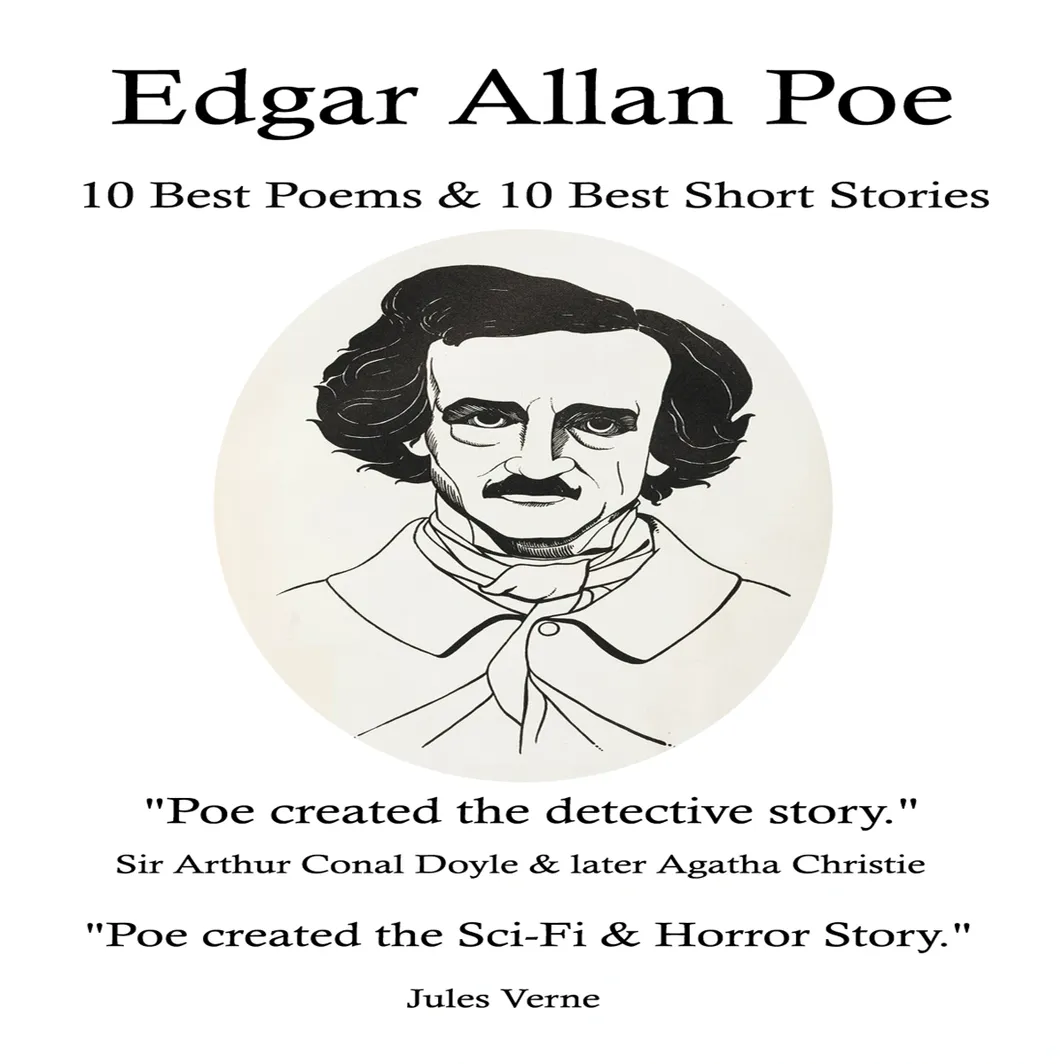 A book cover with an image of edgar allan poe.