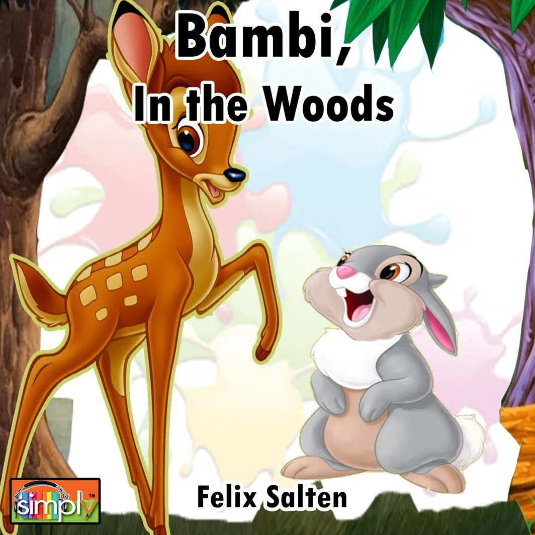 A picture of bambi and the rabbit.