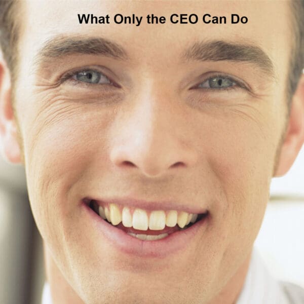 What Only The CEO Can Do